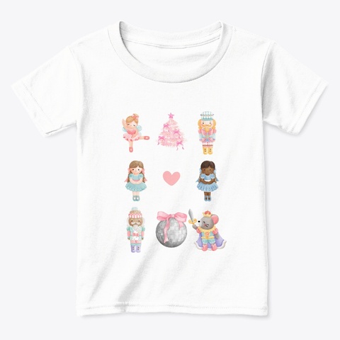 The Nutcracker Collection White  T-Shirt Front