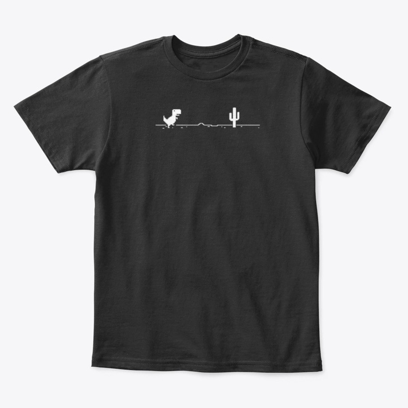 Running Dinosaur Game T-Shirts