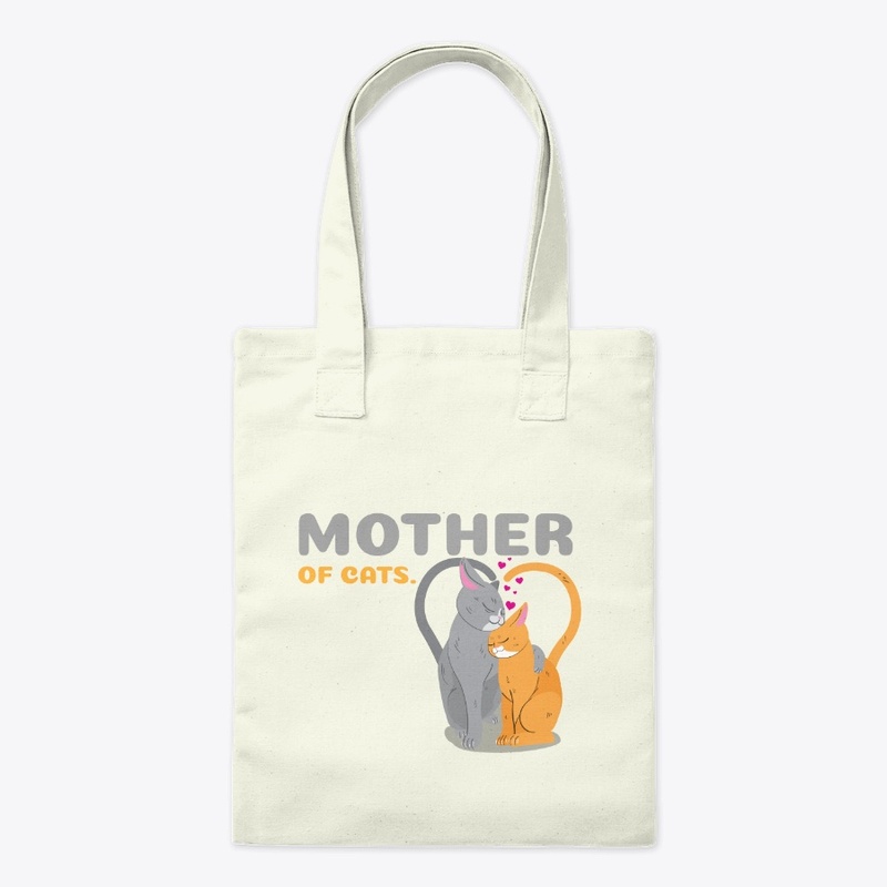 MOTHER OF CATS  T SHIRT,MUG,BAG...