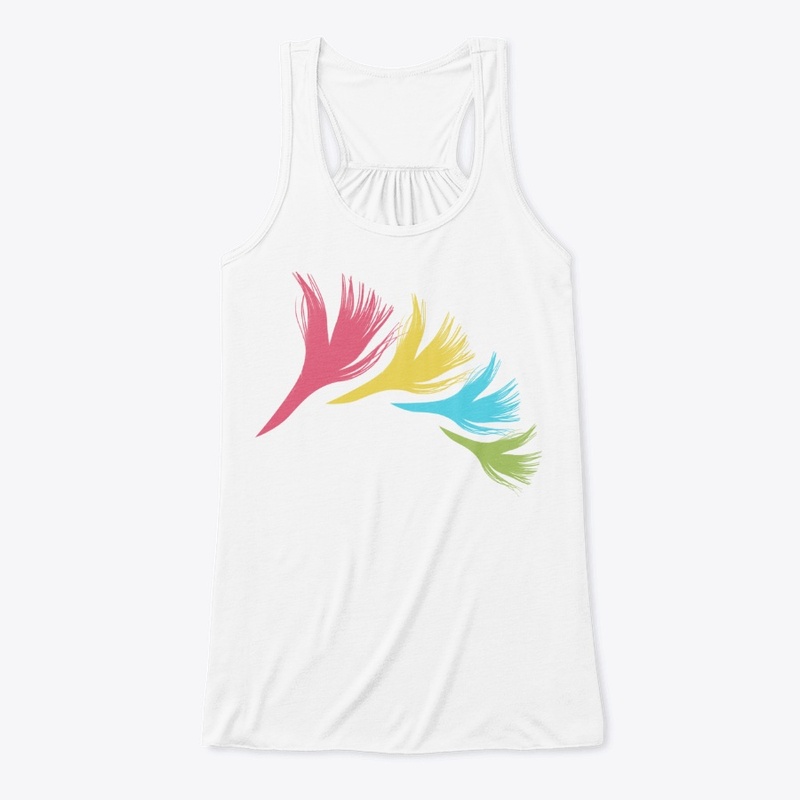 TREE MODERN SIMPLE FEATHER DESIGN