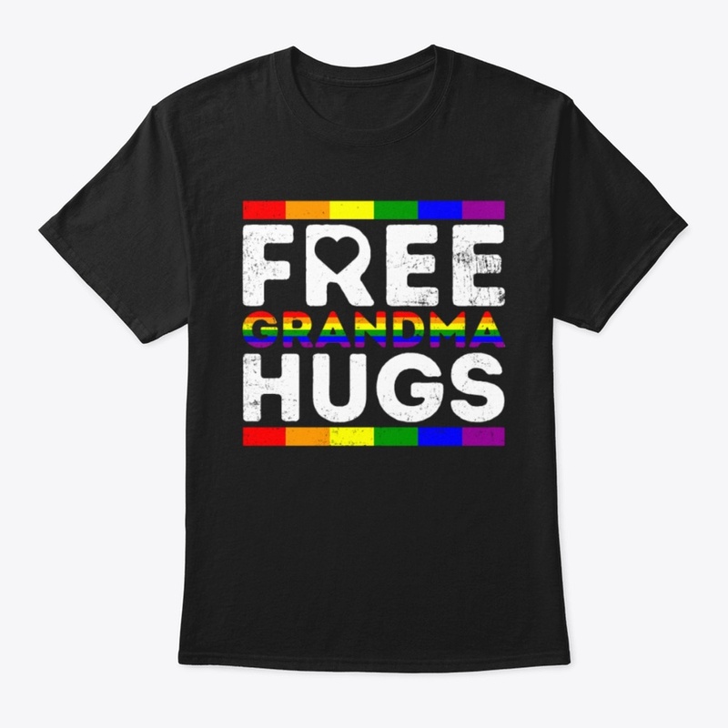Free Grandma Hugs Rainbow LBGT