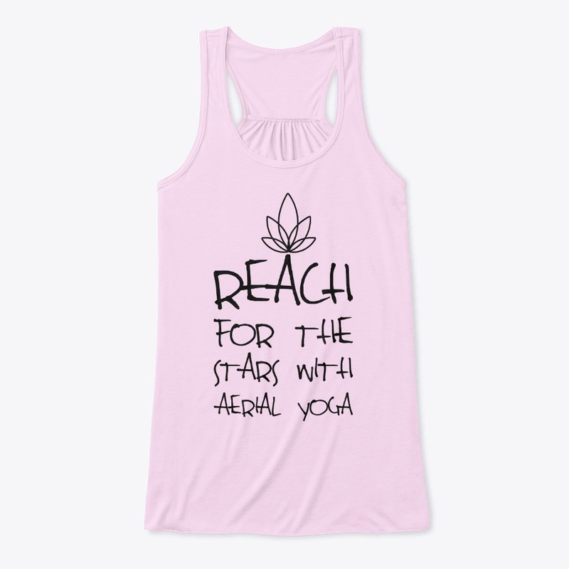 Peach for the stars with Aerial Yoga