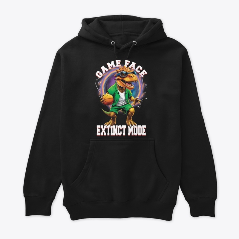 Dino Basket Ball Black T-Shirt