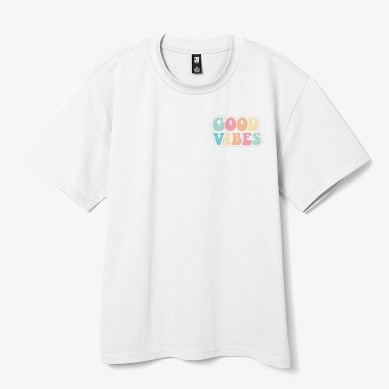 Good vibes heavy tee ✨🍭