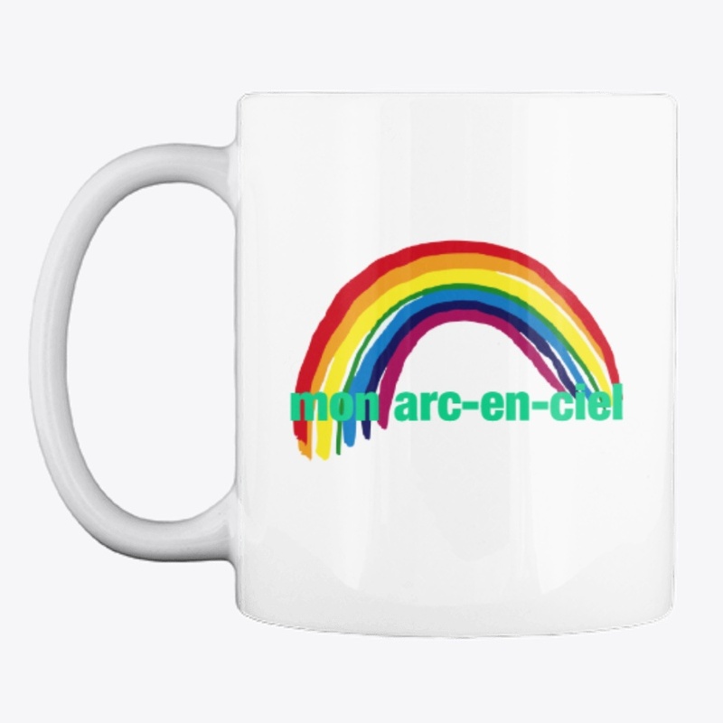 무지개 arc-en-ciel 머그 텀블러  tumbler 