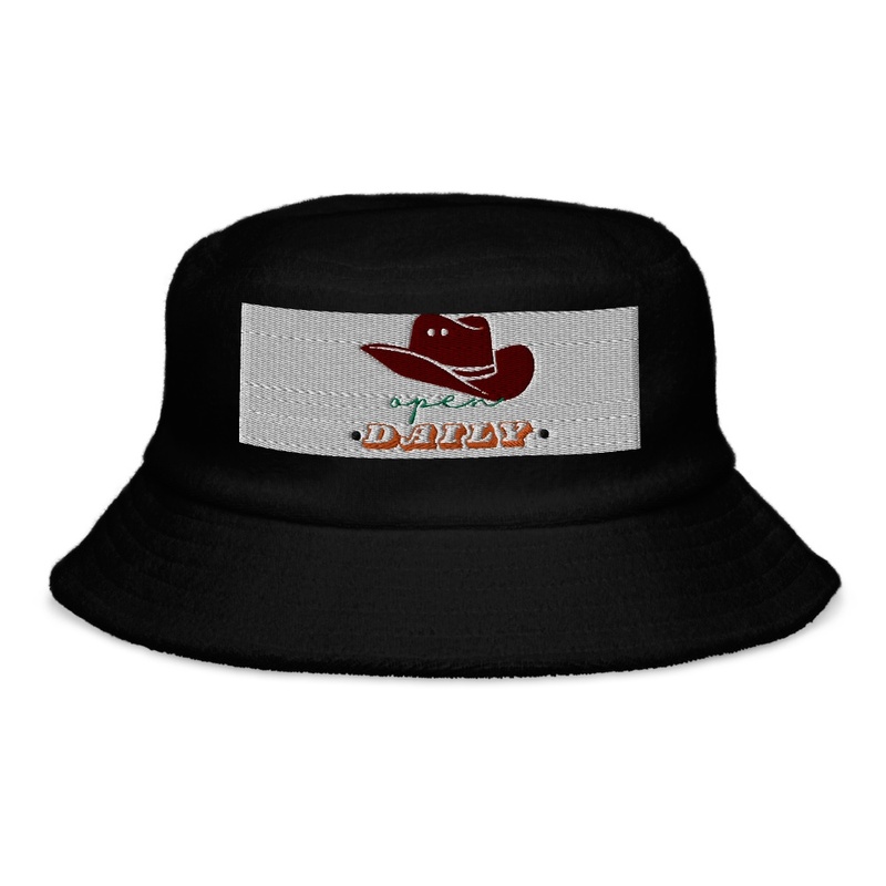 Black colour hat (customization)