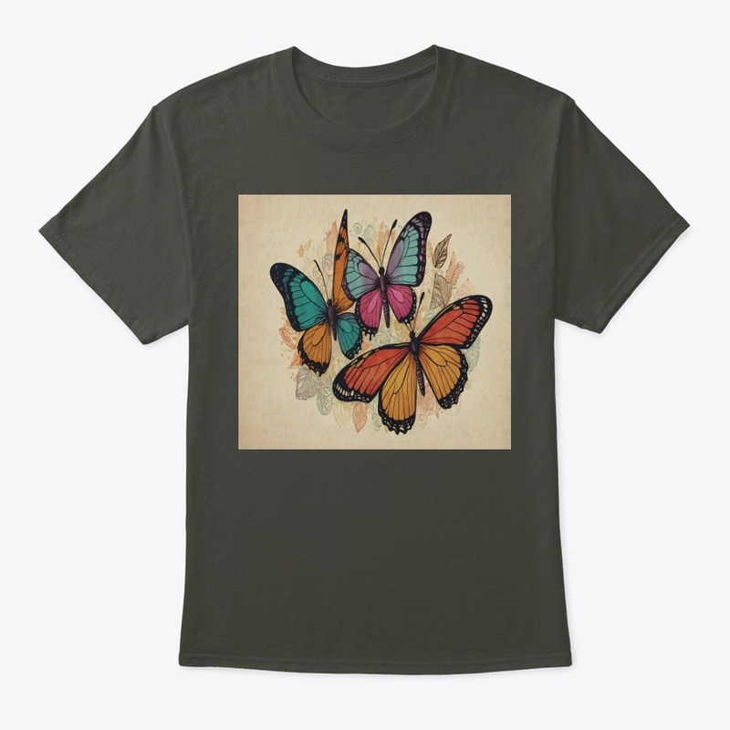 "Colorful Butterflies Tee"