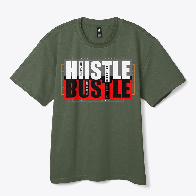 Hustle Bustle Trendy Heavy T-Shirt 