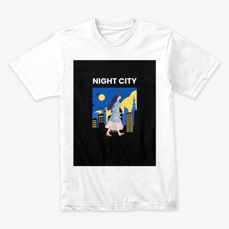 "Night City Vibes Graphic T-shirt 