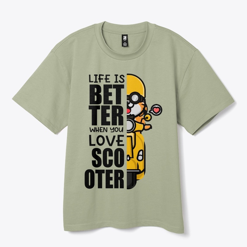 WsisW Life is Better When Love Scooter