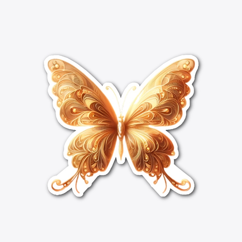 Single Golden Butterfly SL3