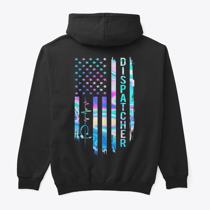 Awesome US Flag Heart Dispatcher