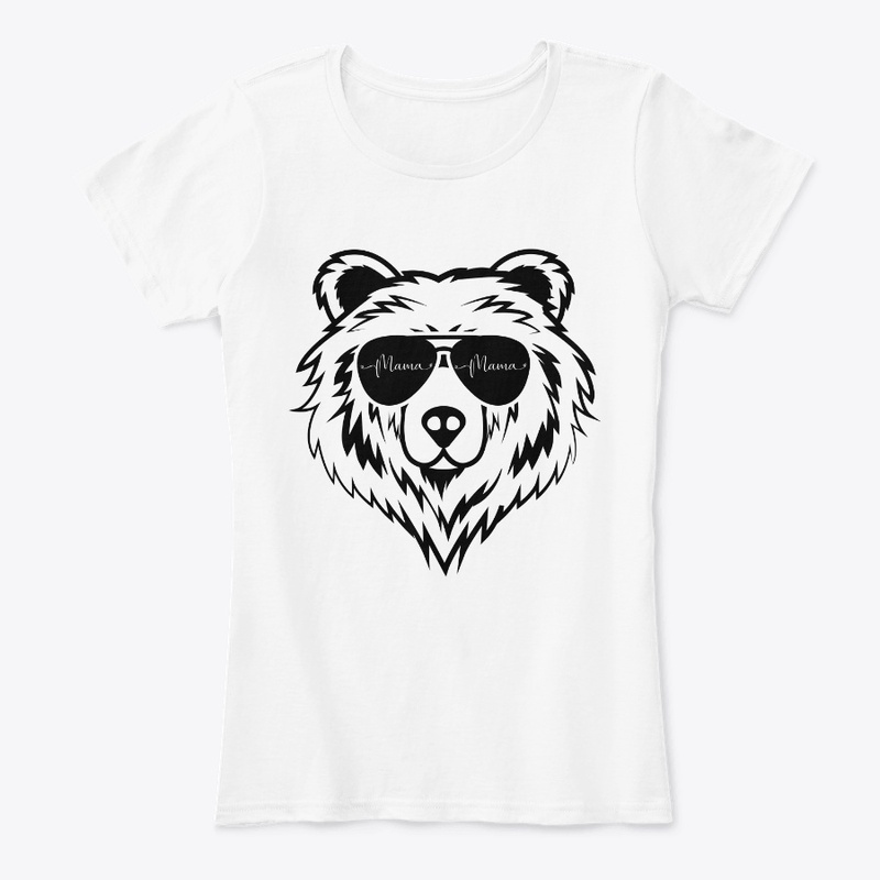 Mama Bear with Sunglasses 