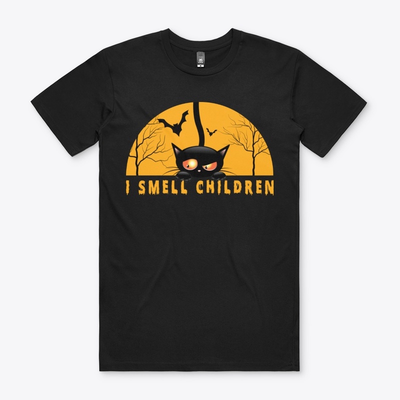 Black Cat Halloween T-Shirt