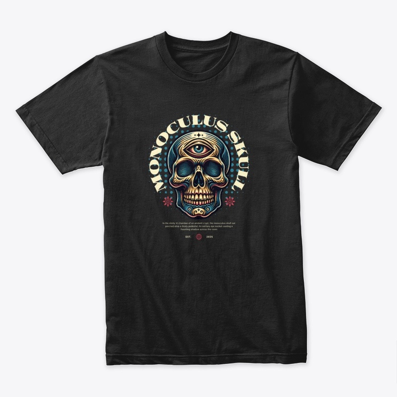 Monoculus Skull Creepy Eyeball Halloween