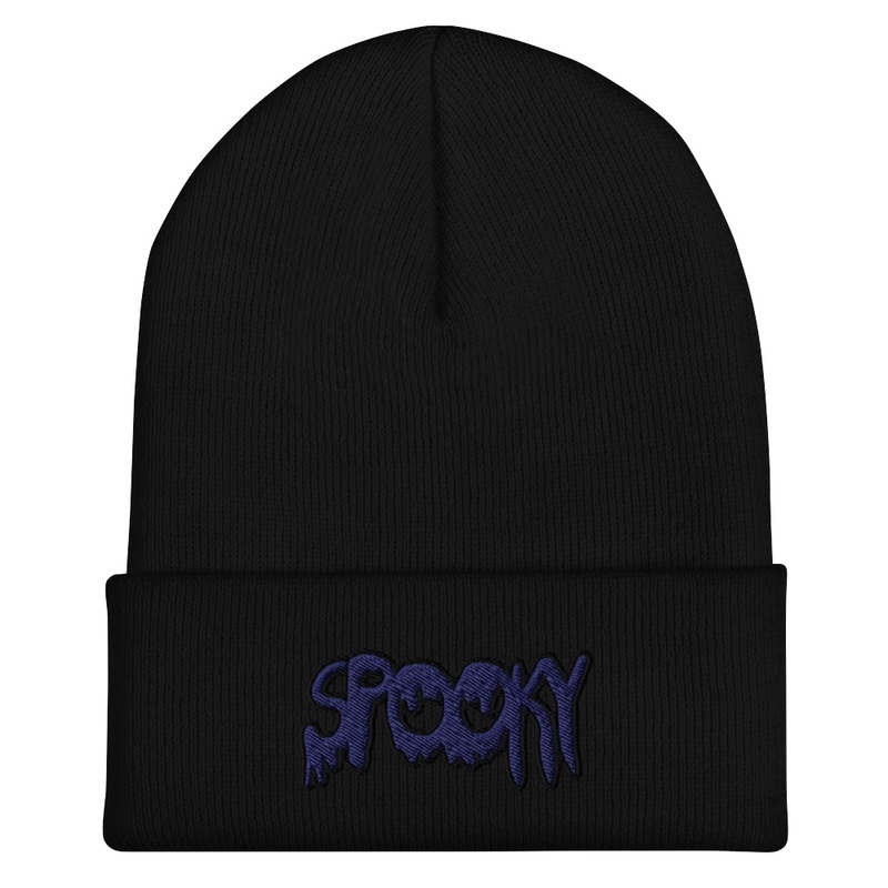 Spooky Beanie (Navy)