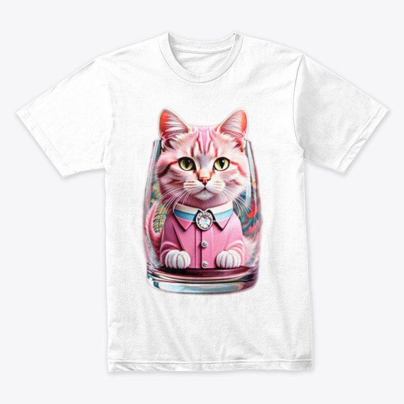 Whiskers and Pink Wonders Tee