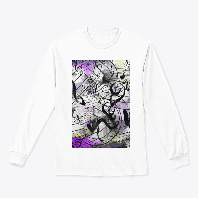 Music icons with purple color