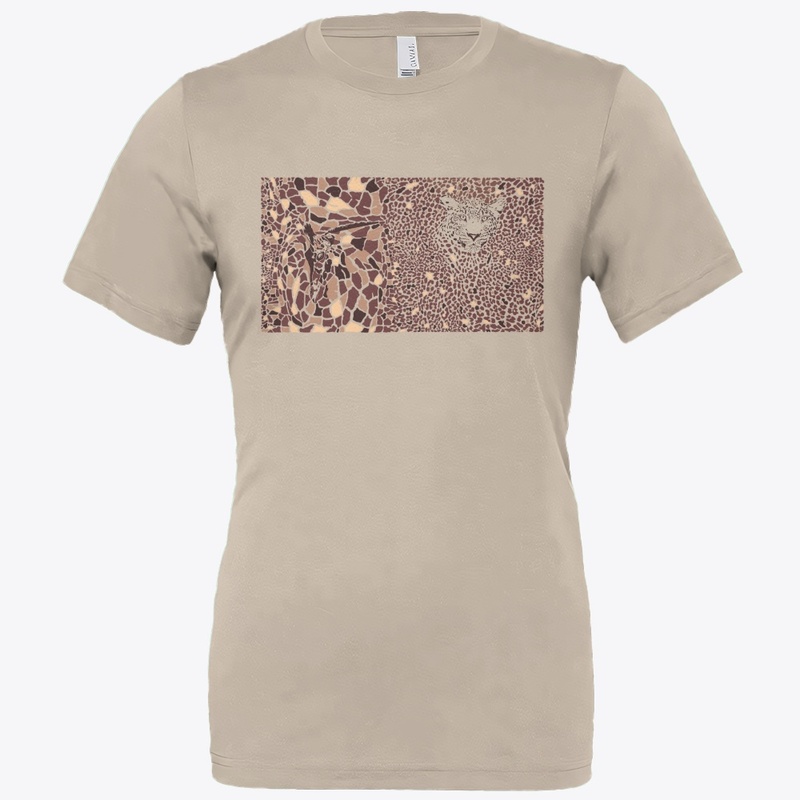 Abstraktná textúra žirafy a leoparda