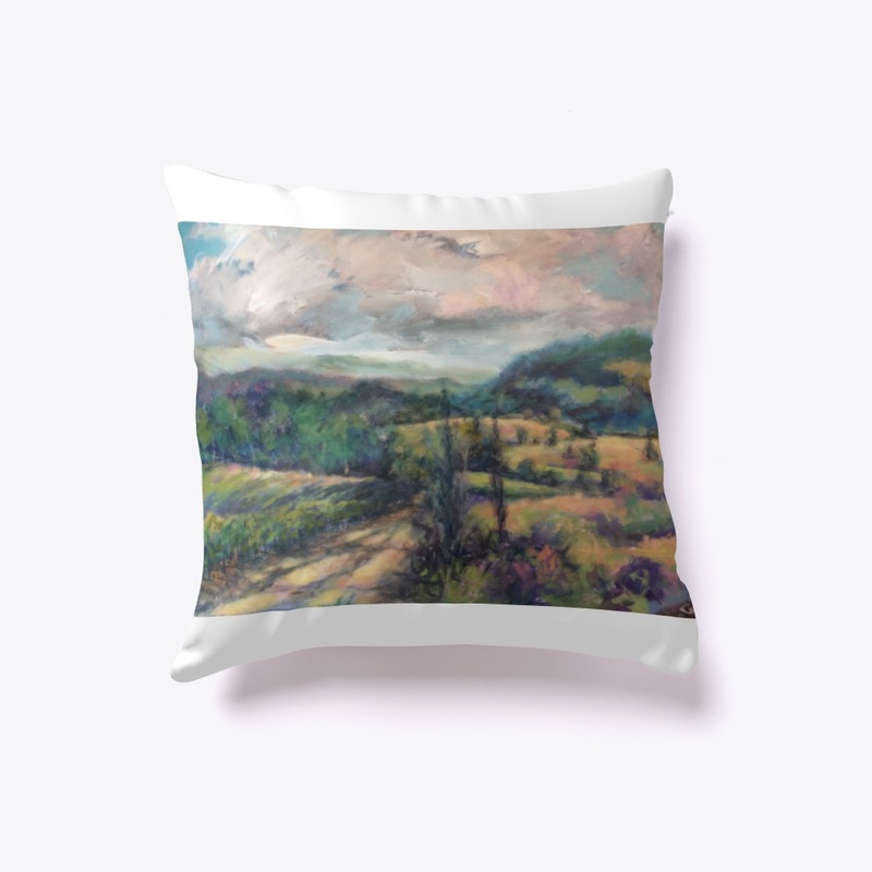 Dirt Road Valley Painting