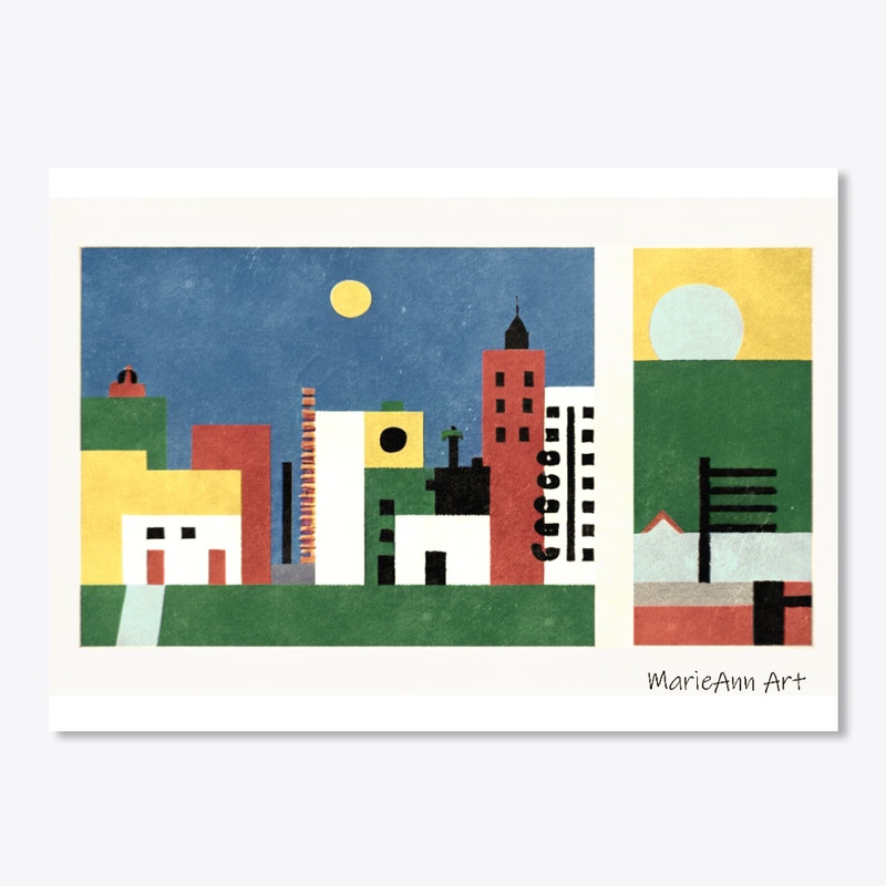 Day and Night art by MarieAnn