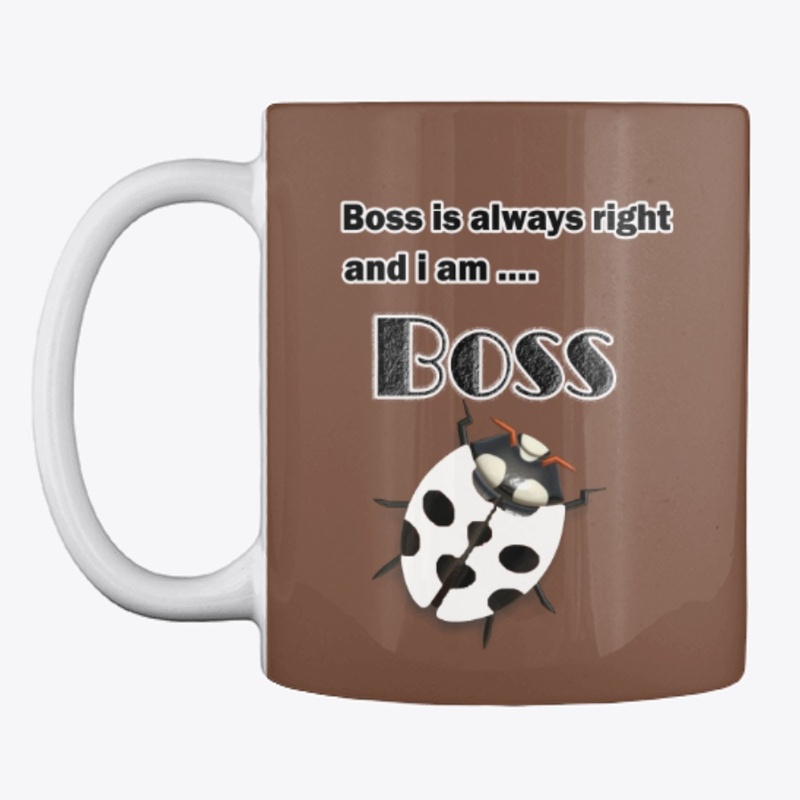 Boss is always right and i am the boss