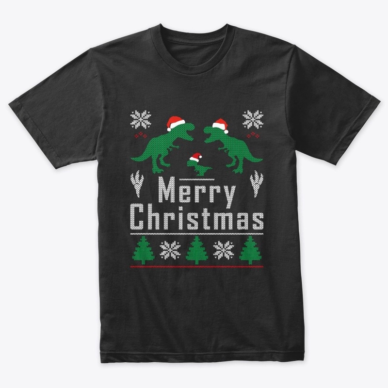 Christmas Dinosaur Rex Pajamas Men Boys 