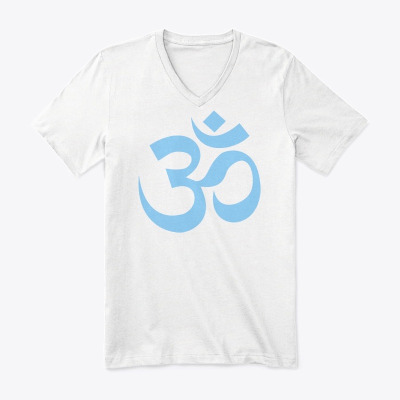 OM Aum Symbol Light Blue Men's T-Shirts