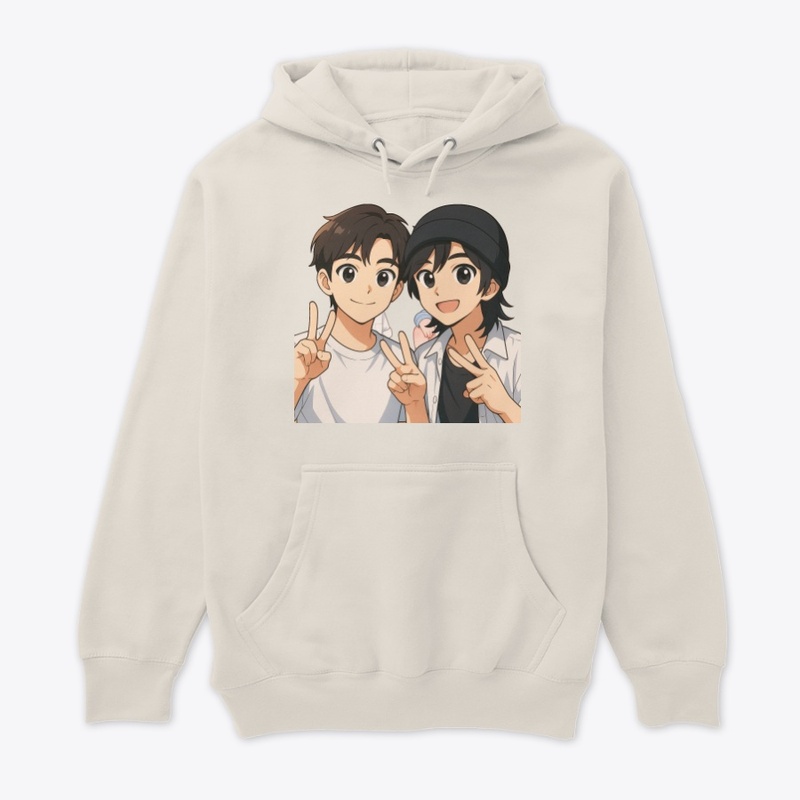 BJYX Anime Duo | Peace Sign Pose