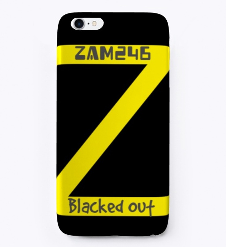 iPhone Blacked Out Case