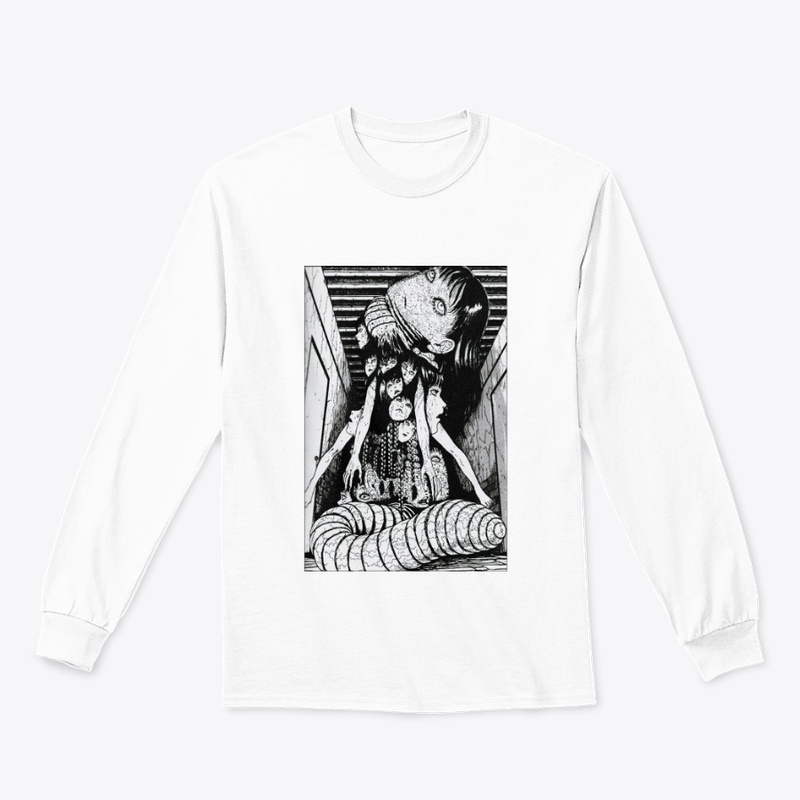 Black t-shirt of junji ito
