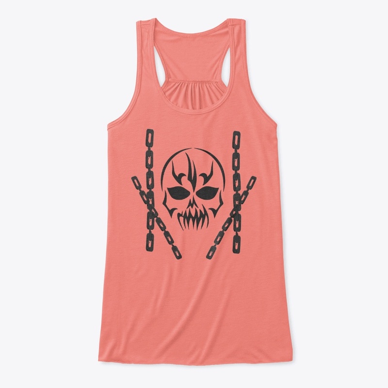 Skull and chains