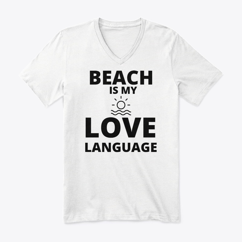Beach is my love language funny summer q