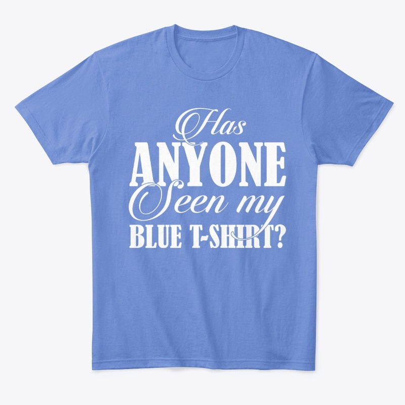 blue t-shirt