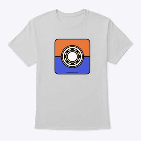 Wey Hill T Shirt By Colour Points Light Steel T-Shirt Front