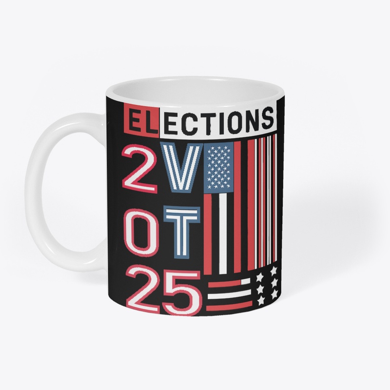 "Election" typography graphic design 