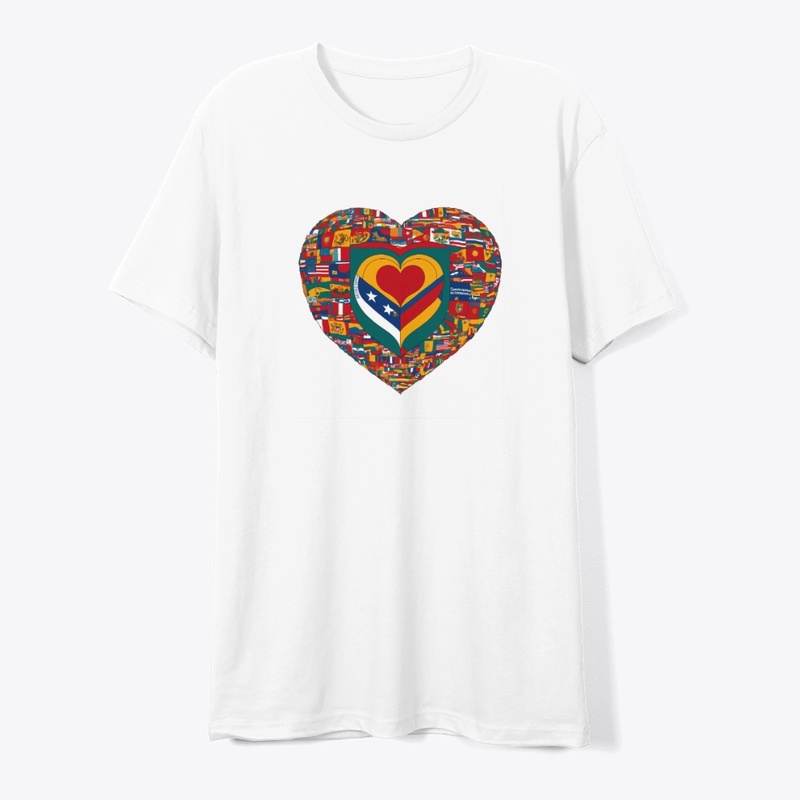 Heart of Nations t-shirt design 