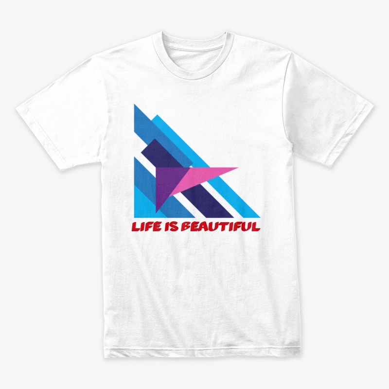 Life is beautiful logo -t-shirt