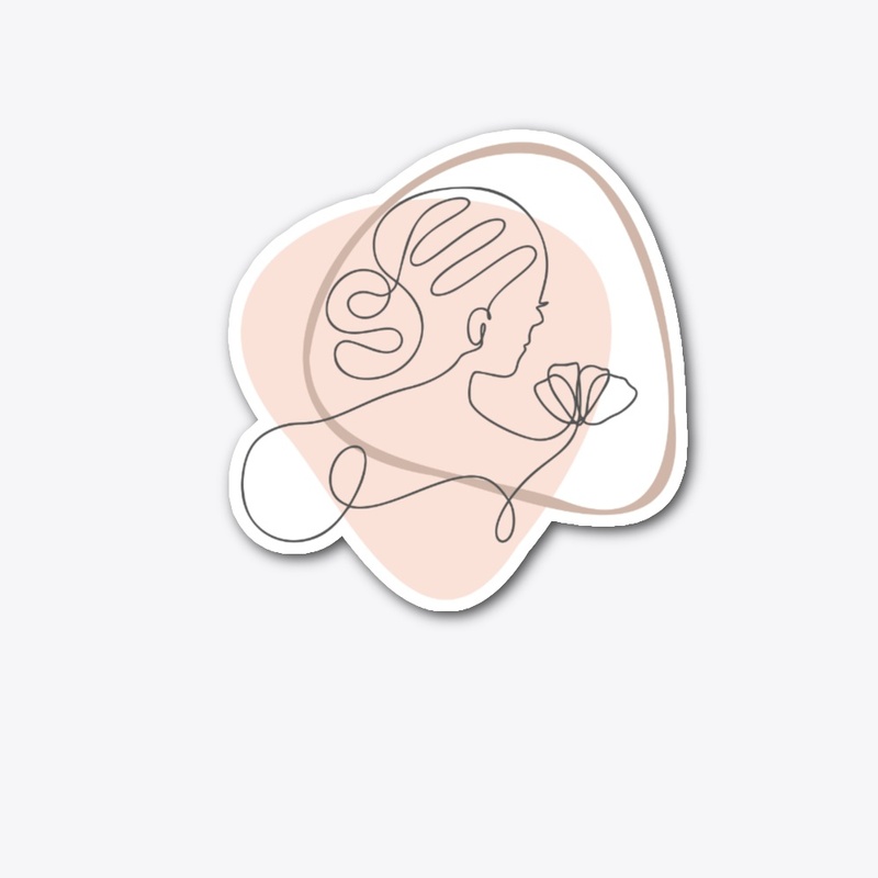 Minimal, Abstract Lady Line
