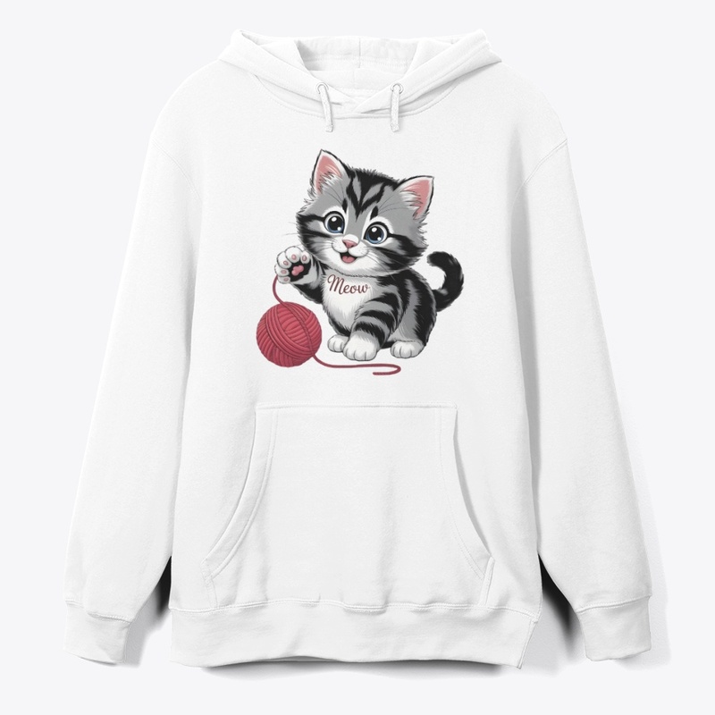 Cat cartoon illustration T-shirt design