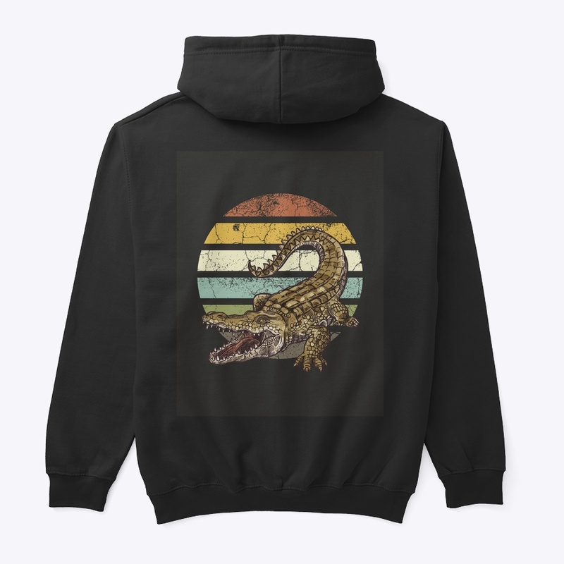 T-shirt with crocodile logo 