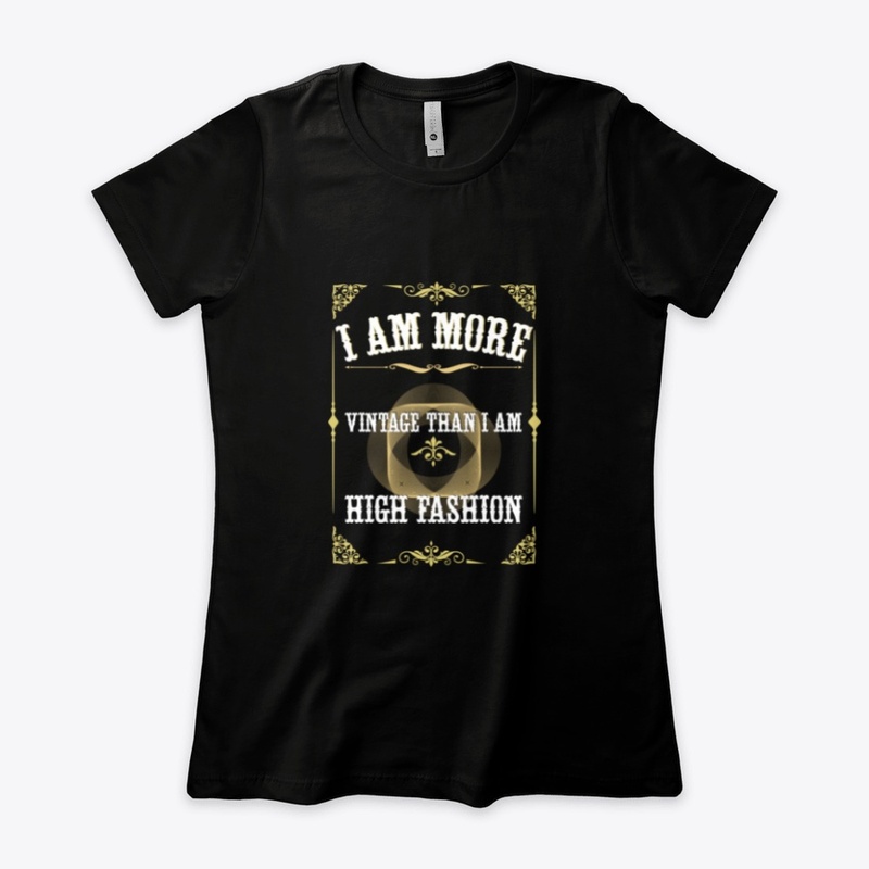 I am more vintage