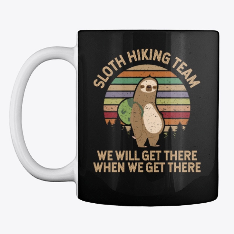 Sloth Hiking Team print