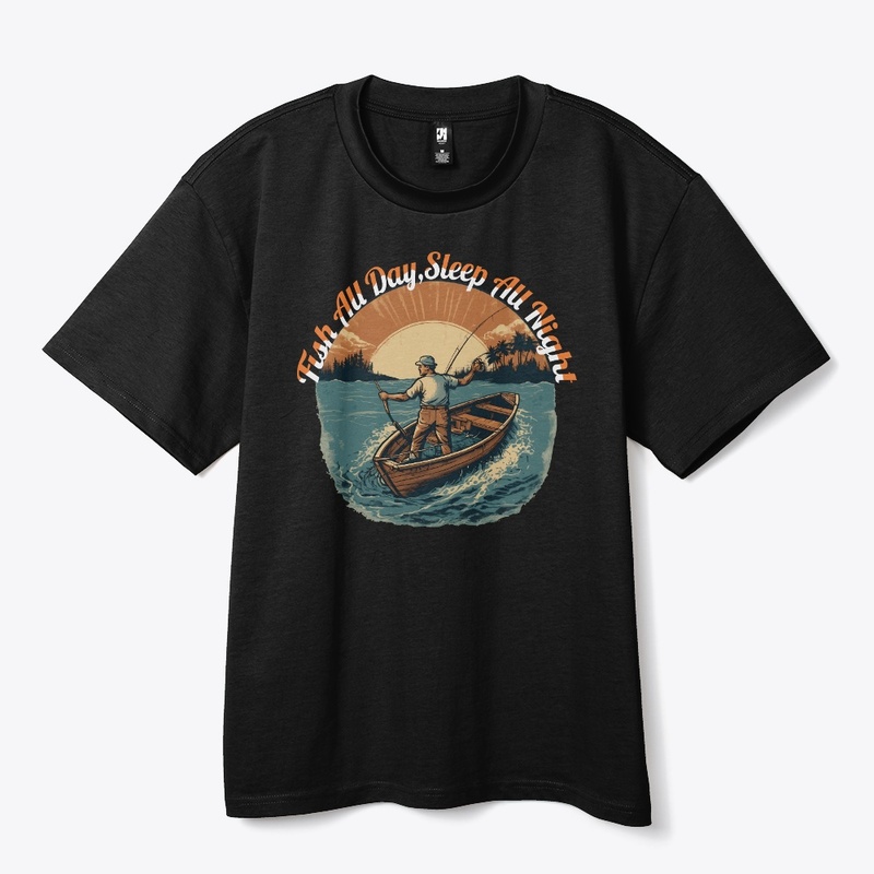 Fishing t-shirt design