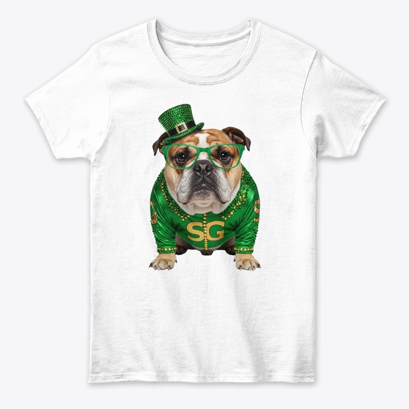 Funny St. Patrick's Bulldog