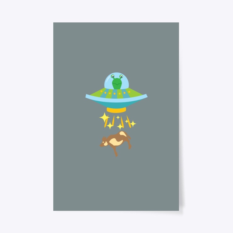 ALIENS LIKE COWS IN SPACE