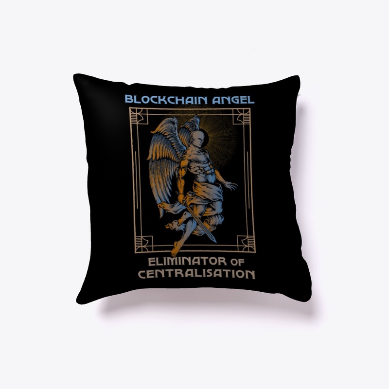 Blockchain Angel Heraldry (black)