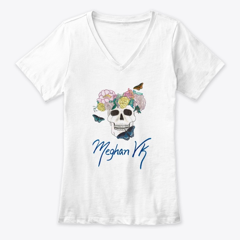 Meghan VK skull logo