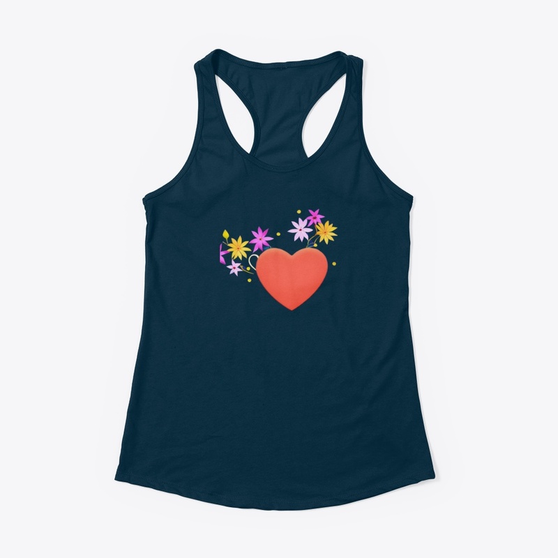 Heart With Flowers