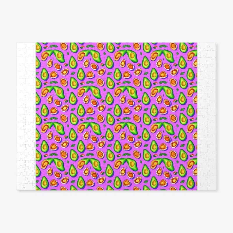 Pattern avocado fruit